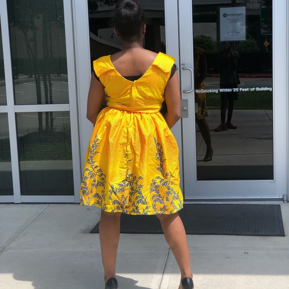 African Ankara print women dress - Picture 2 of 4